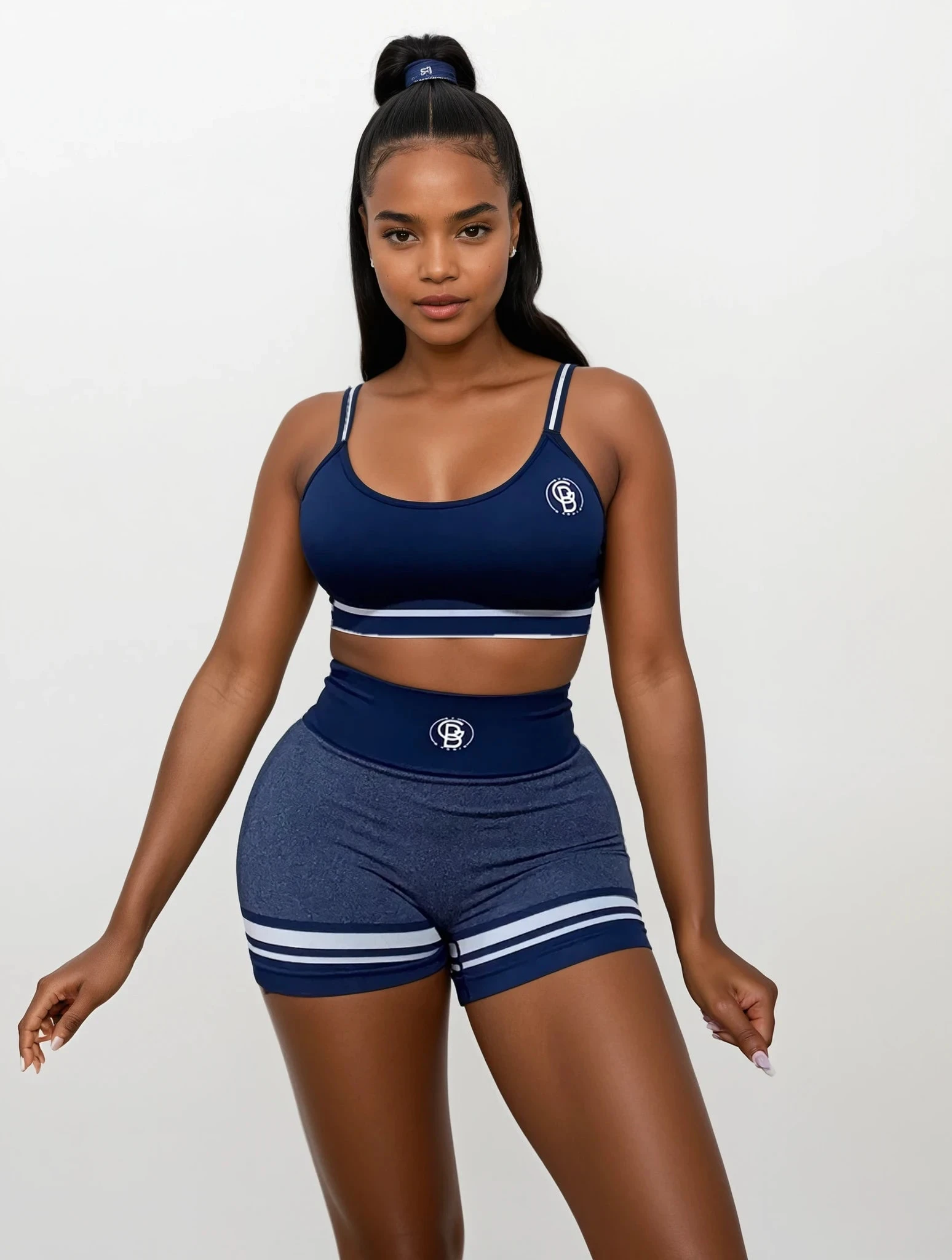 Varsity Two Piece Set Blue Wave
